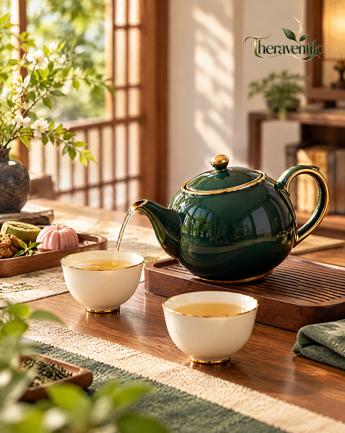 Premium Tea Set detail